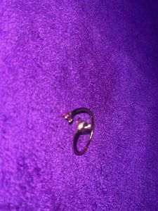 Cute Whale Tail rose gold Ring
