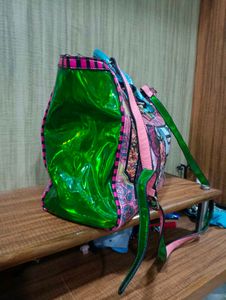 Imported Novelty Print Satchel Handbag