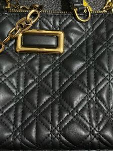 Zara Quilted Leather Satchel