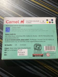Camel Water Colour Tubes (6 Shades)