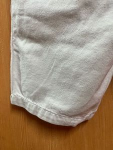 Men's Casual White Denim Shorts