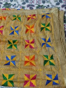 Embroidered Phulkari Dupatta
