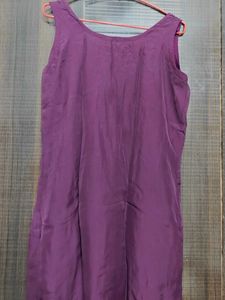 Elegant Purple Kurta Set