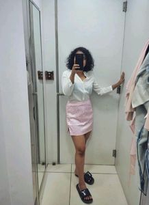 Branded LUXURY SATIN SKIRT