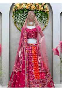 Red Bridal Lehenga Choli