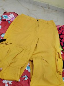 Mustard Cargo Pants