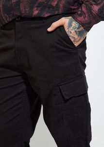 PULL & BEAR BLACK CARGO