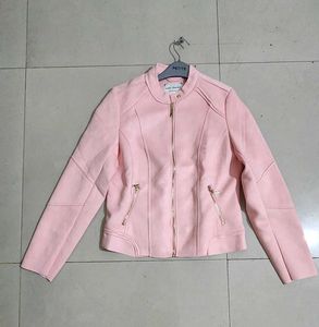 Latin Quarters Pretty Pink Suede  Jacket