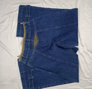 Vintage Denim Cargo Jeans