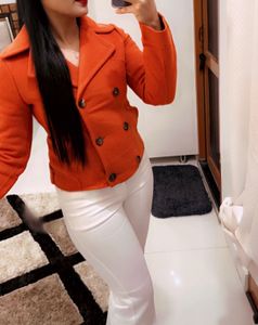 Orange Short Coat Or blazzer