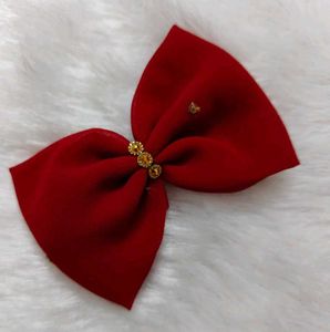 Bow Hair Clips (Set of 3)