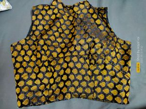 Black And Golden Blouse