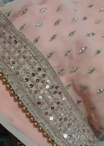 Heavy Unstitched Party Wear Suit