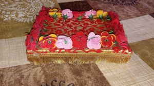 handmade chowki for idols and laddu gopal