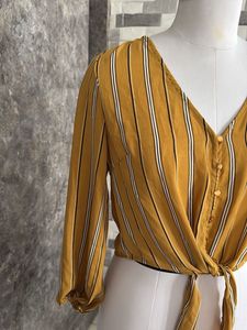 Yellow Crop Top