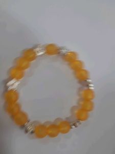 Yellow Beaded Bracelet