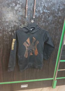 Cool Black Graphic Hoodie