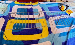 Levon Stainless Steel Kitchen Dish Rack Expandable Storage Shelves for Kitchen Cabinets Multipurpose Organizer Extend Up to 580 mm with Anti-Rust Nano Coating