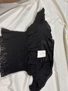Black Crop Top