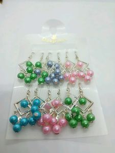 Brand New 6 Pair Earrings Combo With FREE POD BAGS
