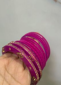 Pink Bangle Set