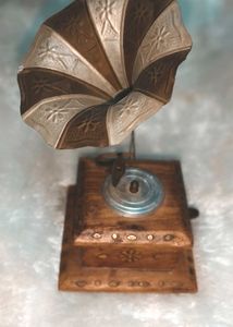 Vintage Gramophone Showpiece Miniature