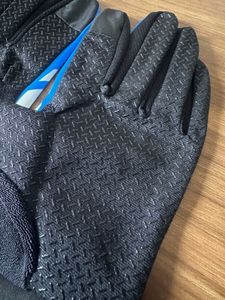 New Biker Gloves Blue And Black