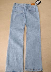 Highlander Light Wash Denim Jeans, 34 Size