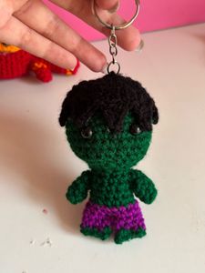Crochet Marvel Keychain!!
