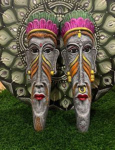 Ethnic Wall Masks..new Piece