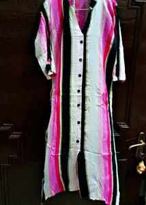 Fishcit Design Front Button Kurti