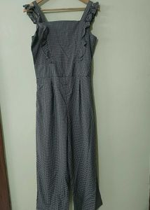 Checkered Maxi Jumpsuit