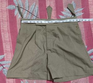 Camo Print T-Shirt With Shorts