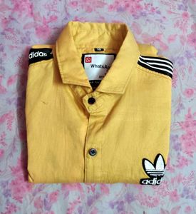 Adidas Inspired Yellow Shirt