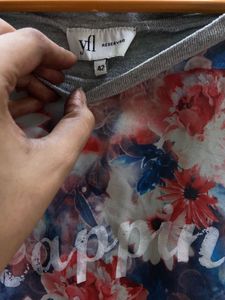 Vibrant Floral Sheer Top