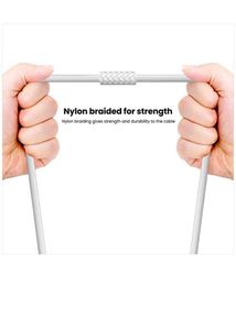 White iphone - c type charger