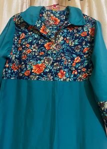 Beautiful Peacock Green Kurta 🤌
