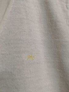 Monte Carlo Men Off White Solid Cardigan