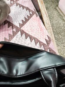 Black Quilted Tote Bag