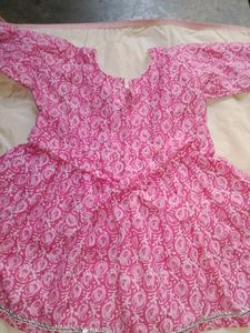 Pink Colour Sharara Suit