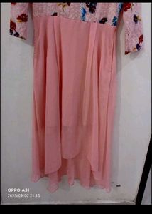 Floral Print Pink Dress