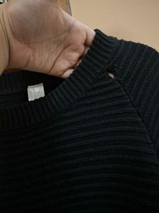 Side Lace Up Sweater