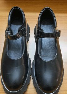 Black Oxford Maryjane , Thick Sole, Waterproof, Trending Shoes