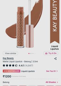 Kay beauty matte lipstick Shade BELONG