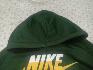 Nike cropped Air Green hoodie