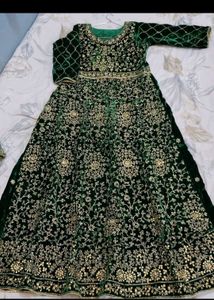 Luxurious velvet gown