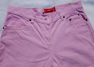 Pink Colour Women Jeans