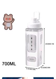 Plastic Water Bottle With Straw