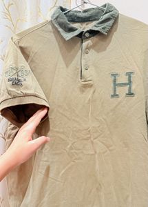 Old Money Aesthetic Green Polo Shirt