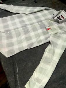 Checkered Button-Down Shirt